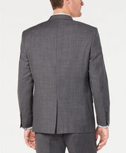 Lauren Ralph Lauren Mens Classic fit Suit Jacket Blazer 42 S Grey Solid Stretch