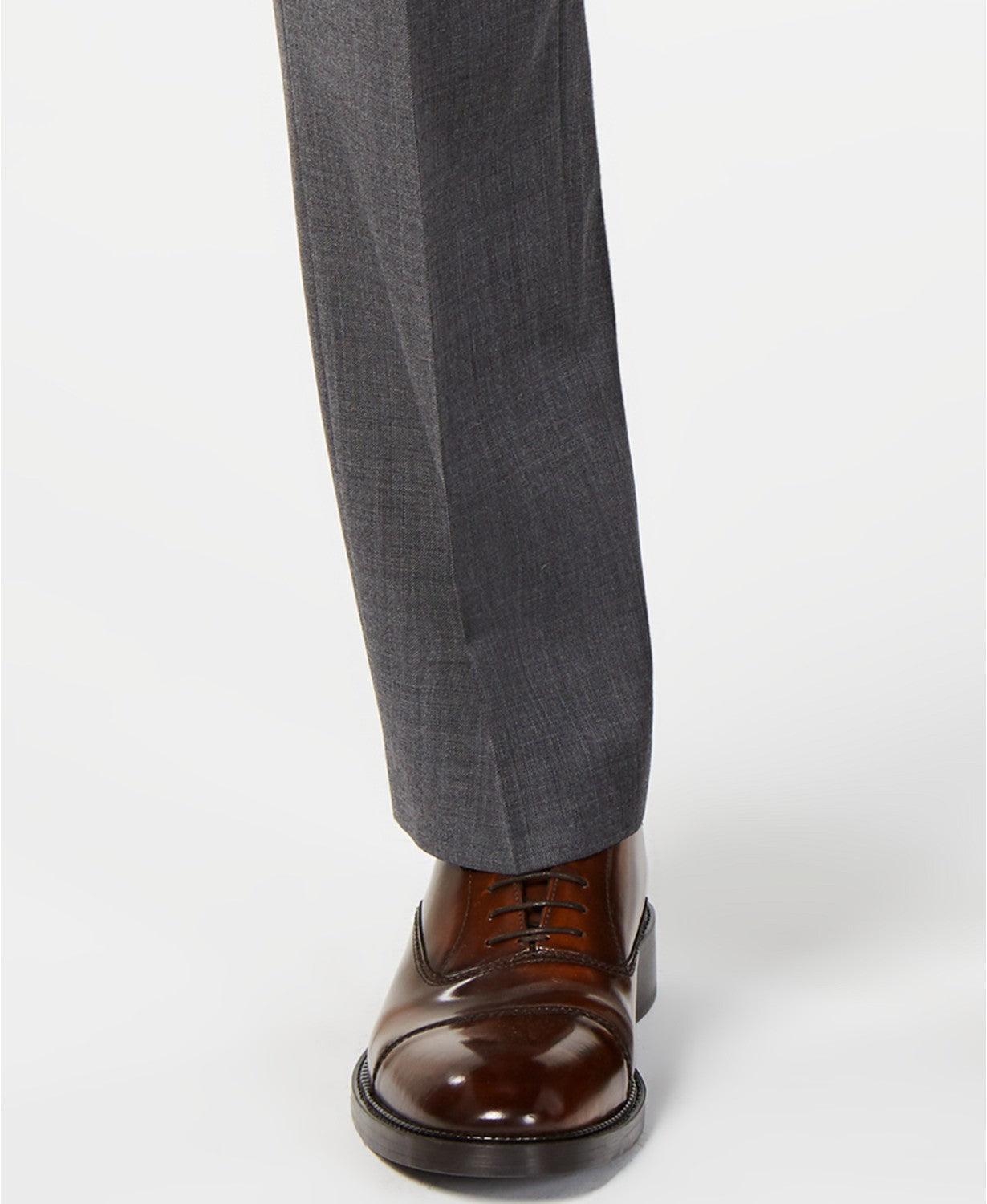 Lauren Ralph Lauren Men Classic fit Dress Pants 40 / 32 Grey Solid Stretch
