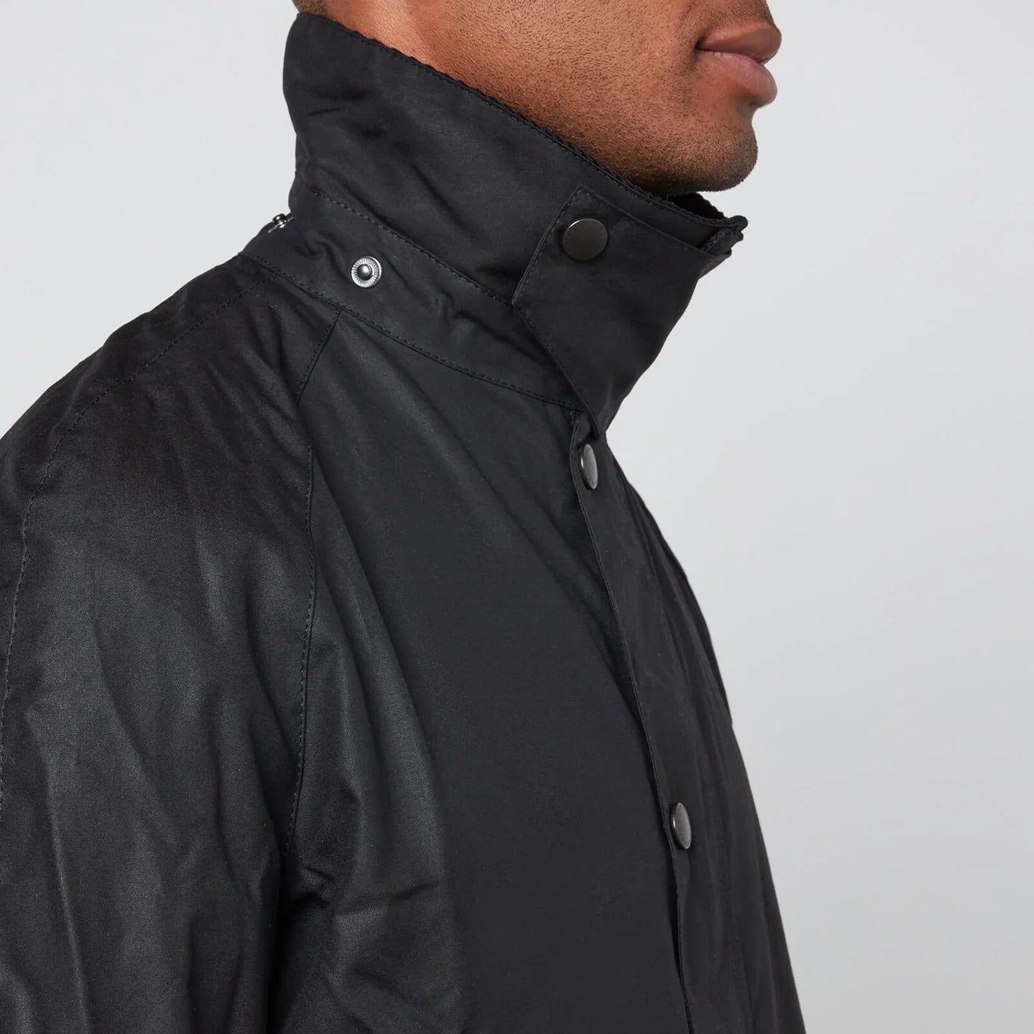 Barbour Heritage Men's Ashby Wax Jacket - Black - S
