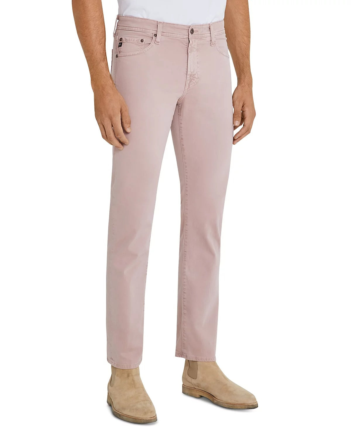 AG Adriano Goldschmied Mens Tellis Slim Fit Pants 38 x 34 Mauve Pink