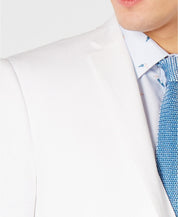 Bar Iii Mens Slim fit Suit Jacket Blazer 38 R White Solid