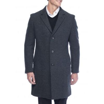 Lauren Ralph Lauren Mens Classic fit Overcoat Coat 48 L Grey Solid