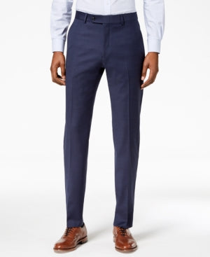 Tommy Hilfiger Men's Modern Fit TH Flex Stretch Dress Pants Blue 48 x 32