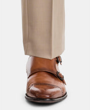 Lauren Ralph Lauren Mens Classic fit Casual Pants 38 / 32 Beige Solid