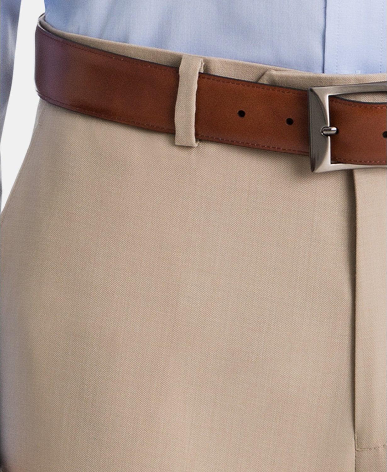 Lauren Ralph Lauren Mens Classic fit Casual Pants 38 / 32 Beige Solid