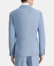 Lauren Ralph Lauren Mens UltraFlex Chambray Sport Coat Light Blue 40L