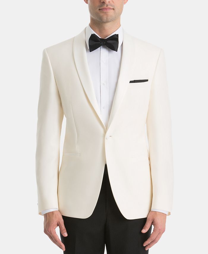 Lauren Ralph Lauren Men's UltraFlex Classic Tuxedo Dinner Jacket Off White 42S