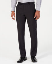 Perry Ellis Portfolio Mens Slim fit Dress Pants 32 / 30 Black Solid