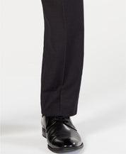 Perry Ellis Mens Slim fit Dress Pants 32 / 30 Black Solid Stretch