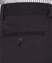 Perry Ellis Portfolio Men's Slim-Fit Non-Iron Stretch Dress Pants 31 x 30 Black