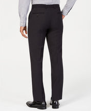 Perry Ellis Mens Slim fit Dress Pants 30 / 30 Black Solid Stretch