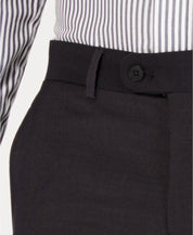 Perry Ellis Portfolio Men's Slim Fit Solid Tech Pants Black 33 x 32