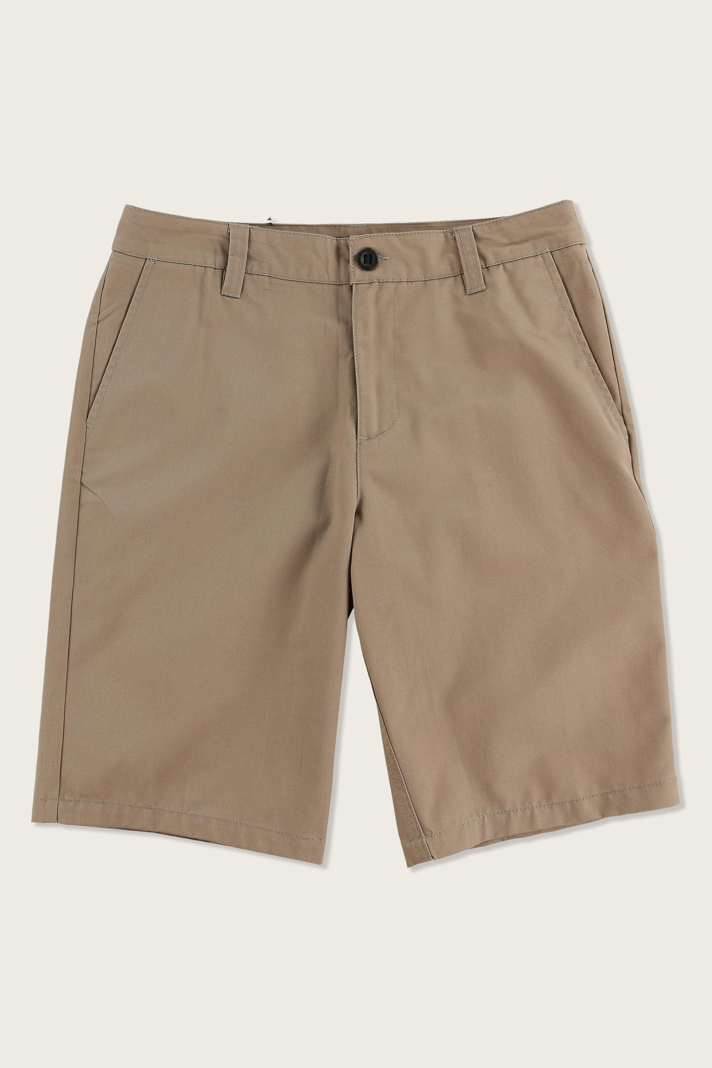 O Neill Mens Redwood 22 Inseam Walking Khaki Shorts Beige 28
