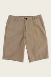 O Neill Mens Redwood 22 Inseam Walking Khaki Shorts Beige 28