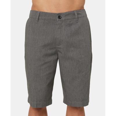 O'NEIL Men's Redwood Chino Shorts Asphalt Heather Grey 34"