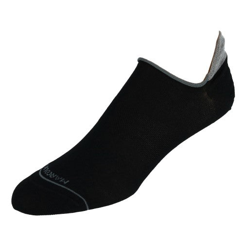 Marcoliani Men's Invisible Sneaker Liner Socks - Black One Size