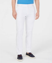 Tommy Hilfiger Mens Modern fit Dress Pants 38 / 32 White Solid Stretch
