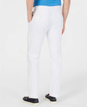 Tommy Hilfiger Mens Modern fit Dress Pants 38 / 32 White Solid Stretch