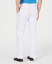 Tommy Hilfiger Mens Modern fit Dress Pants 32 / 30 White Solid Stretch