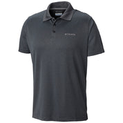 Columbia Men's Utilizer Short Sleeve Polo Shirt Shark Heather Grey Small