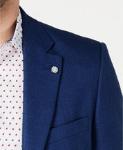 Nautica Mens Modern fit Sport Coat Blazer 38 S Navy Blue Solid Stretch