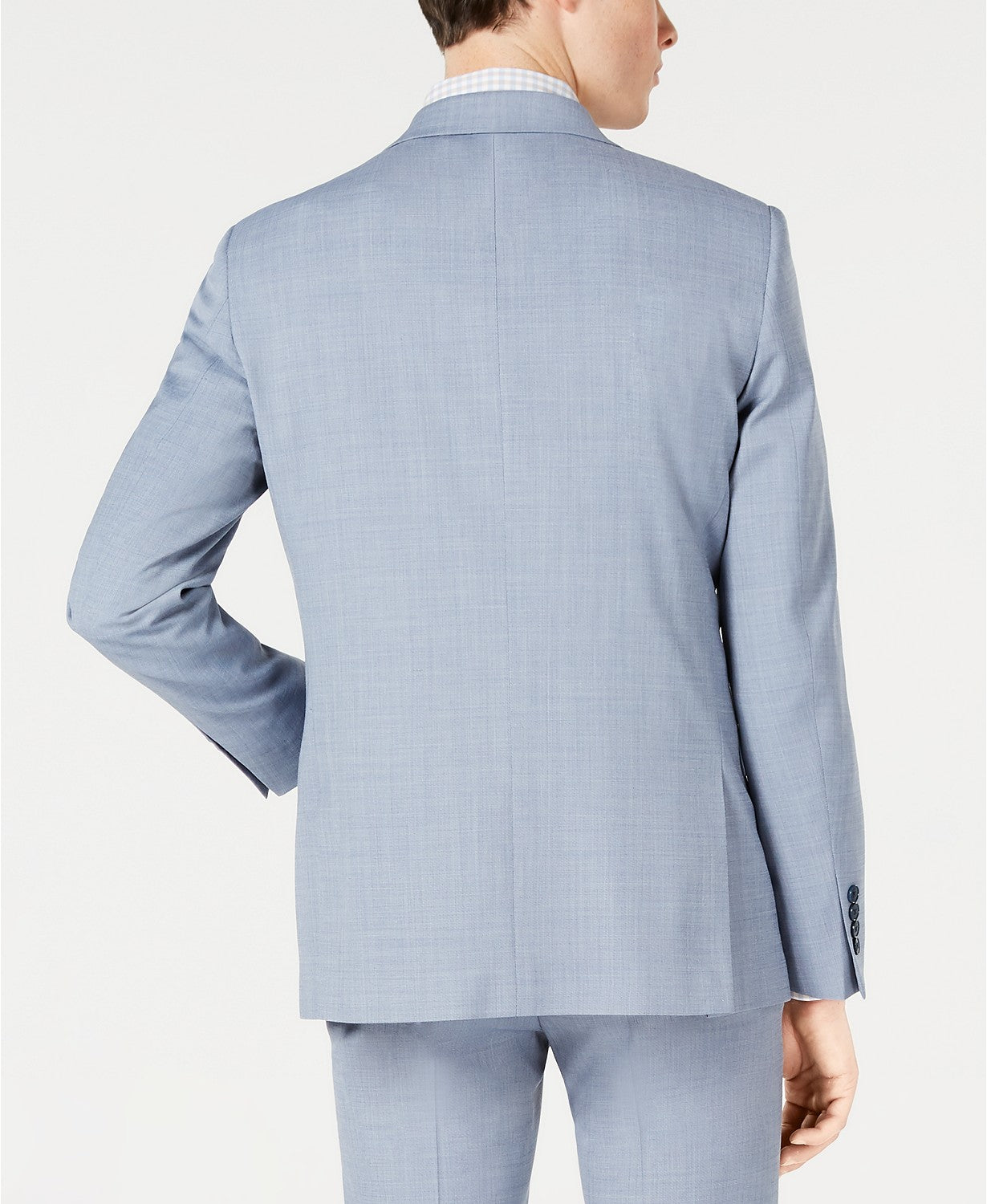 Calvin Klein Mens Slim fit Suit Jacket Blazer 36 S Light Blue Solid