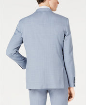 Calvin Klein Mens Slim fit Suit Jacket Blazer 36 S Light Blue Solid