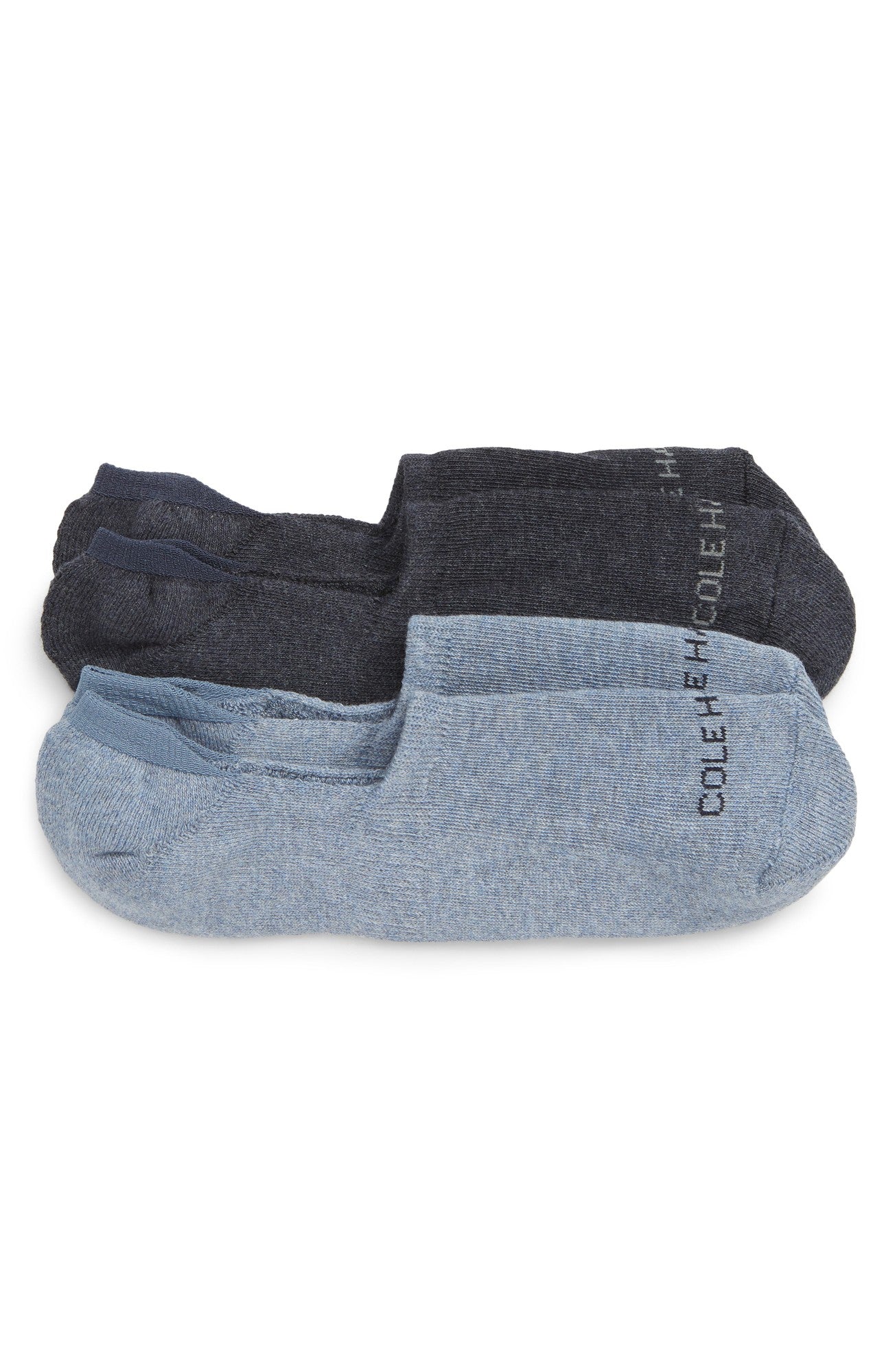 Cole Haan Mens Liner Socks One Size Blue