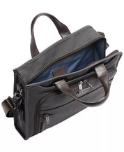 Tumi Men's Slim Deluxe Portfolio Bag Grey