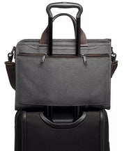Tumi Men's Slim Deluxe Portfolio Bag Grey