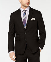 Vince Camuto Slim-Fit Stretch Wrinkle-Resistant Black Suit Jacket 44L