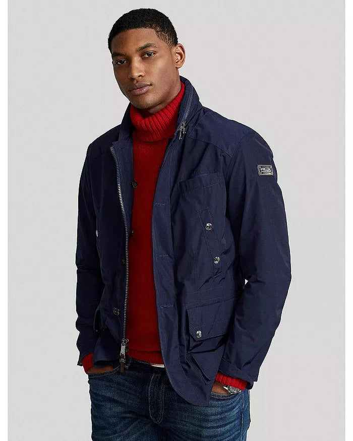 Polo Ralph Lauren Mens 3-1 Jacket Coat Small Blue Solid