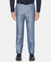 Perry Ellis Mens Modern fit Dress Pants 34 / 29 Blue Solid