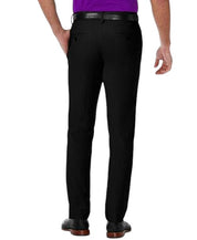Haggar Mens Slim fit Dress Pants 32 / 29 Black Solid