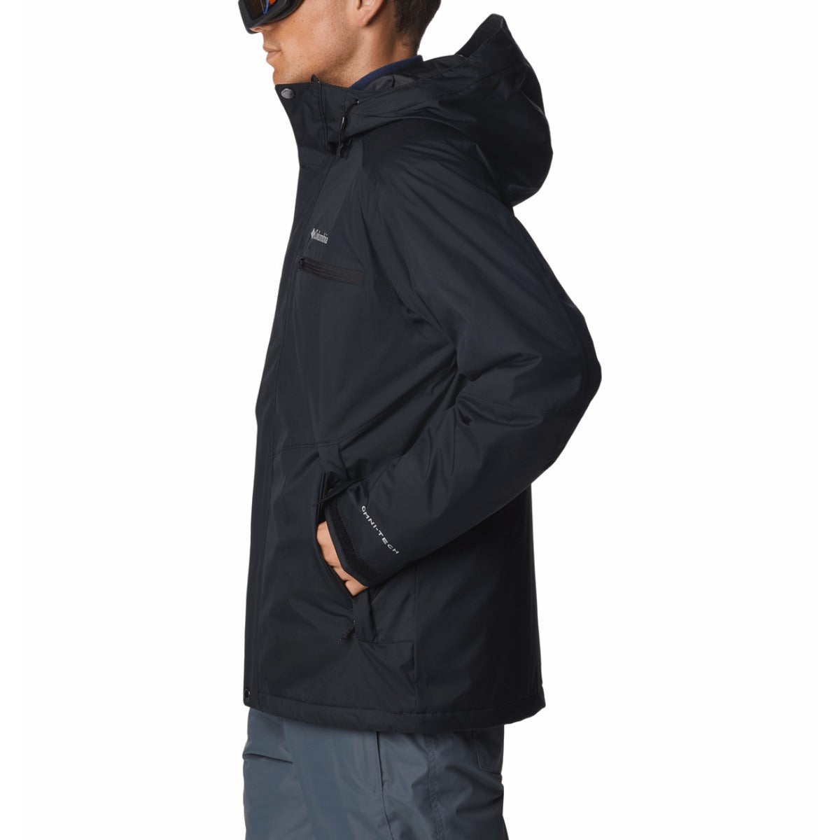 Columbia Mens Valley Point Waterproof Jacket Coat Black Medium