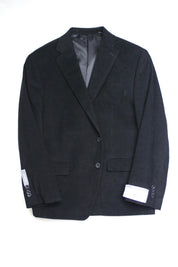 Michael Kors Mens Classic fit Corduroy Sport Coat Blazer 38 S Black Solid
