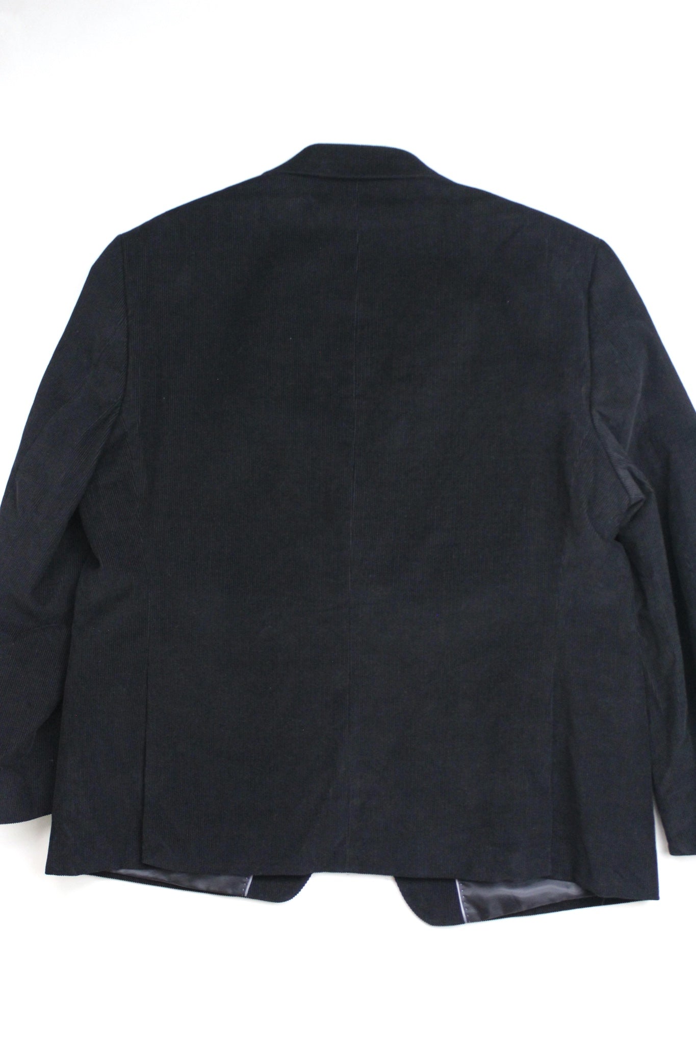 Michael Kors Mens Classic fit Corduroy Sport Coat Blazer 38 R Black Stretch