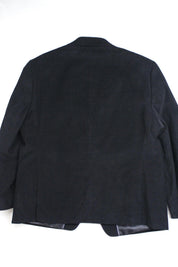 Michael Kors Mens Classic fit Corduroy Sport Coat Blazer 40 S Black Stretch