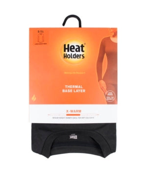 Heat Holders Women's X-Warm Base Layer Tops - Black