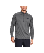 Under Armour Mens Regular fit Long Sleeve Half Zip Shirt XXXXL Grey Solid