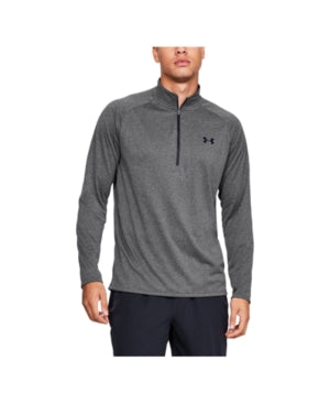 Under Armour Mens Regular fit Long Sleeve Half Zip Shirt XXXXL Grey Solid