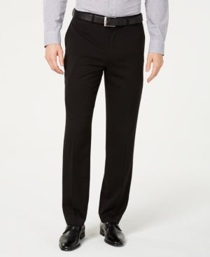Kenneth Cole Men's Slim fit Dress Pants Black 32 X 30