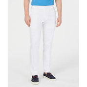 Tommy Hilfiger Mens Modern fit Dress Pants 33 / 30 White Solid Stretch