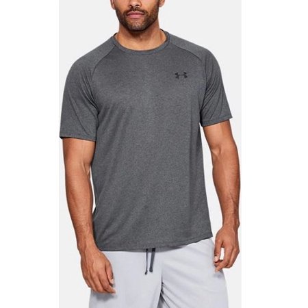 Under Armour Mens Tech Short Sleeve T Shirt Carbon Heather Medium