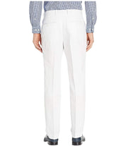 Perry Ellis Portfolio Mens Modern fit Linen Dress Pants 30 / 29 White Solid