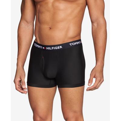 Tommy Hilfiger Mens 3 Pack Regular fit Boxer Briefs Underwear 2XL Black Solid