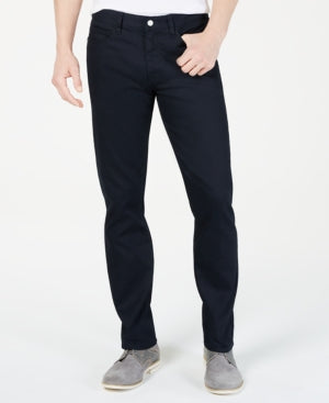 Alfani Mens Regular Fit Stretch Dark Blue Jeans 32 x 32