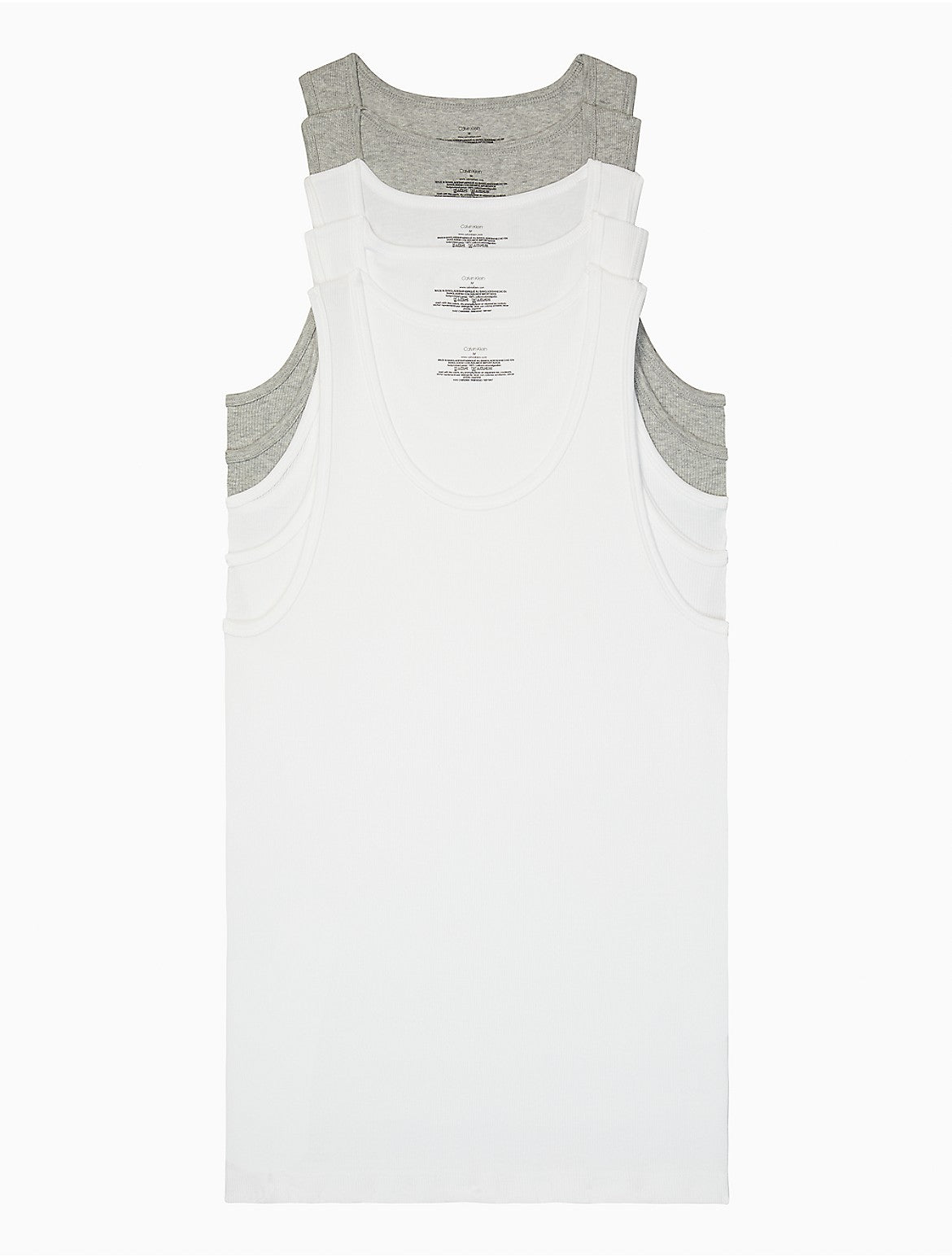 Calvin Klein Men Regular fit Tank Top Shirt Small White Solid
