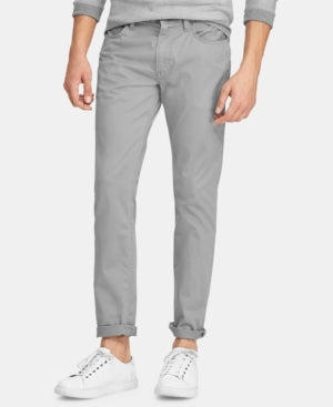 Polo Ralph Lauren Men's Varick Slim Straight Jeans Perfect Grey 33 x 32
