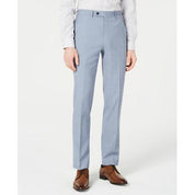 Calvin Klein Mens Slim fit Dress Pants 36 / 32 Powder Blue Solid Stretch